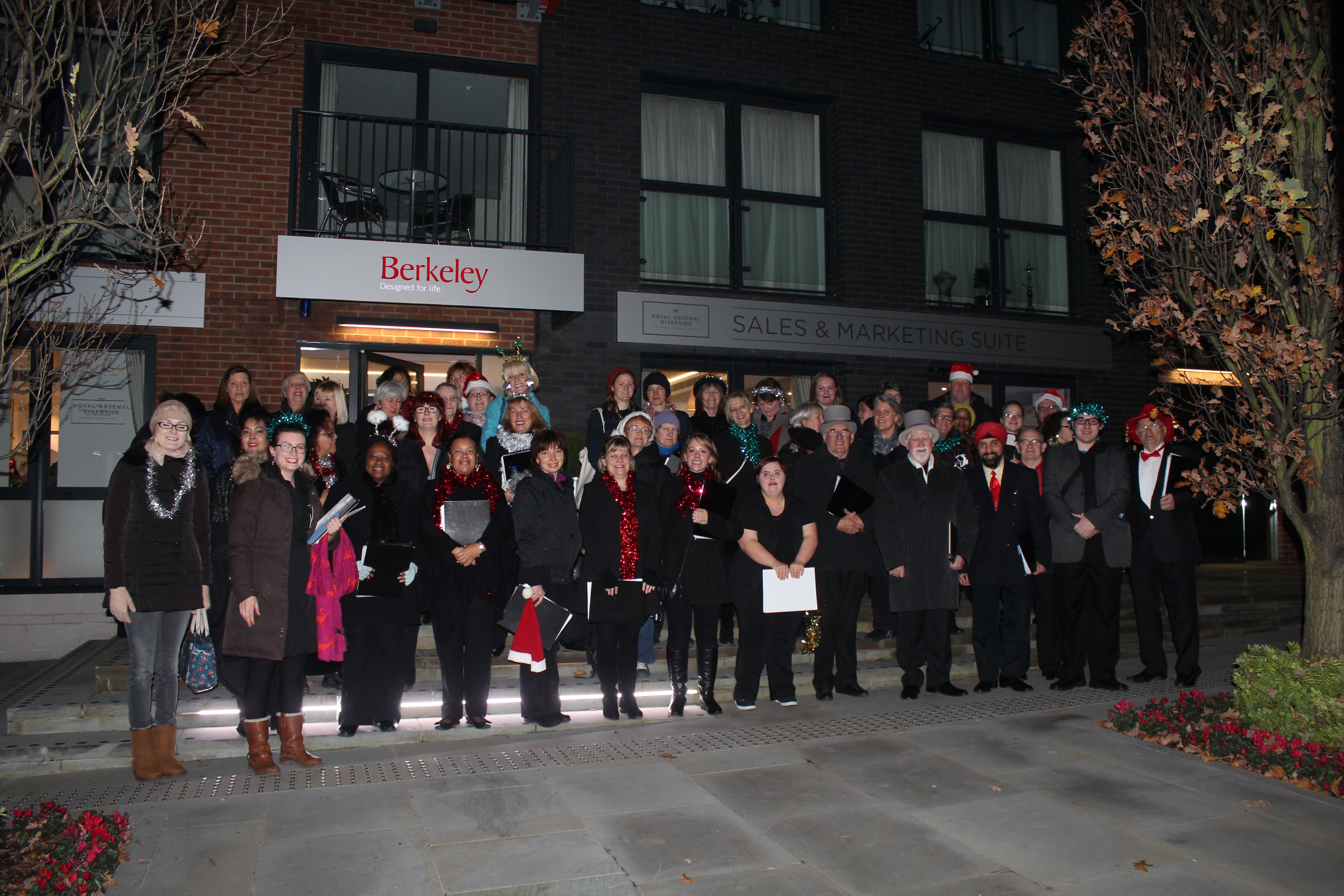Turning on the Woolwich Christmas lights