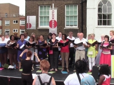 Woolwich Singers at the Woolwich Dockyard Talent Showcase