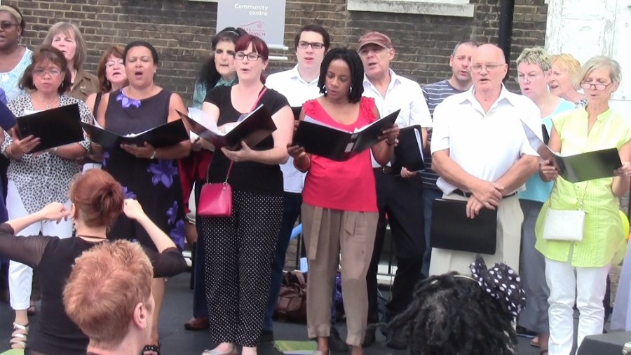 Woolwich Singers at the Woolwich Dockyard Talent Showcase